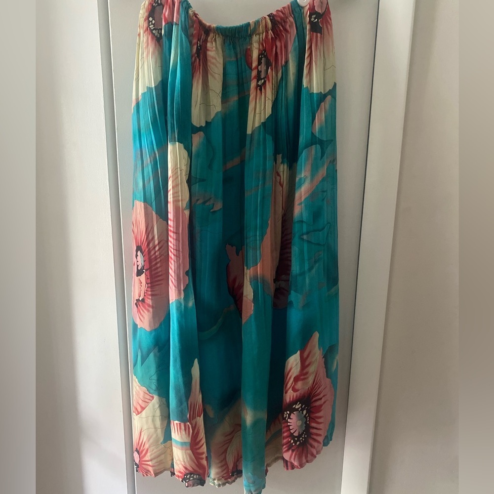 Medium- Water Color Midi Skirt.